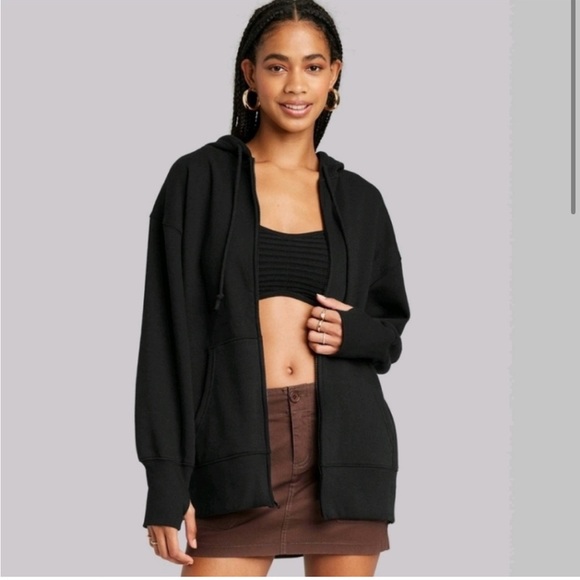 33. Wild Fable Target Zip-up Hoodie - Picture 1 of 2